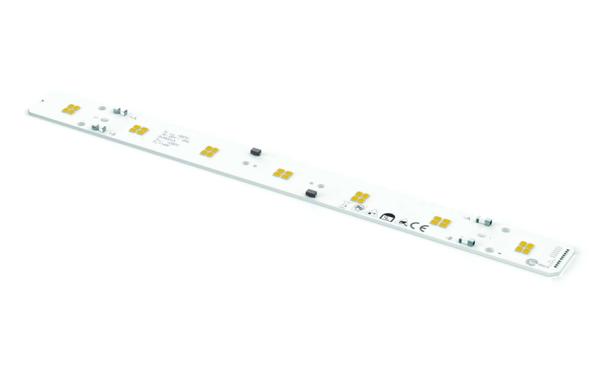 LINE LED MODULE 28 LEDS 7-12W 3000K CRI80 280X24MM