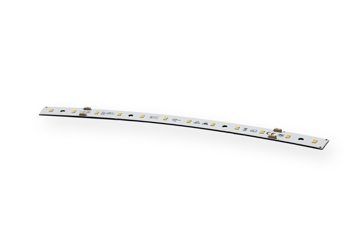 MÓDULO LED LINEAL CURVO 24 LEDS 4-12W 4000K CRI90 302.5X20MM