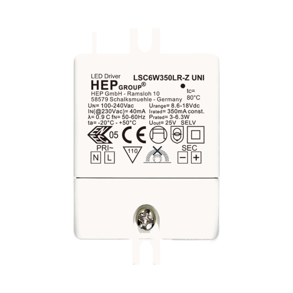 DRIVER LED CC 6W 500mA NON-DIMMABLE | LSC6W500LR-Z