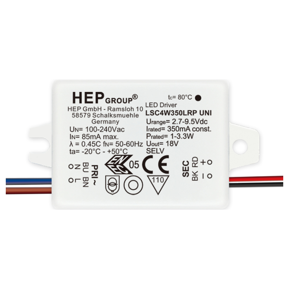 DRIVER LED CC 4W 700mA NON-DIMMABLE | LSC4W700LRP