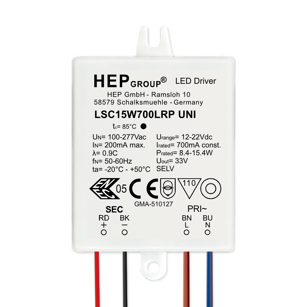 DRIVER LED CC 15W 350mA NON-DIMMABLE | LSC15W350LRP