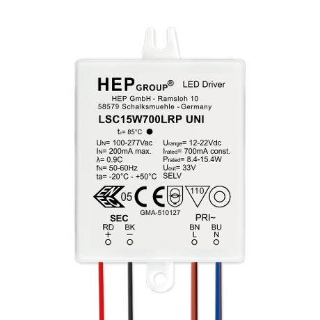 DRIVER LED CC 15W 350mA NON-DIMMABLE | LSC15W350LRP