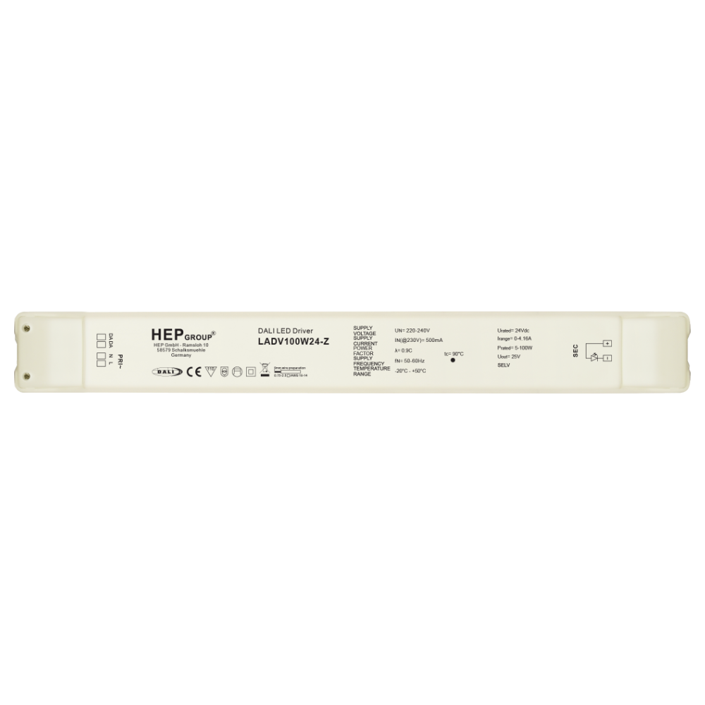 DRIVER LED CV 100W 24V DIMMABLE DALI-2 DT6 TOUCHDIM | LADV100W24-Z