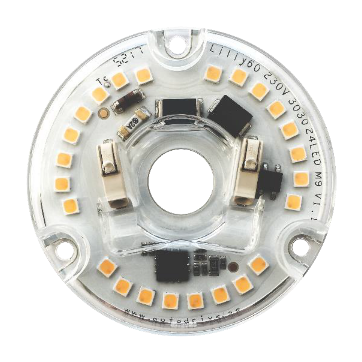 LED MODULE 120VAC ROUND 4W 2700K CRI90 130°