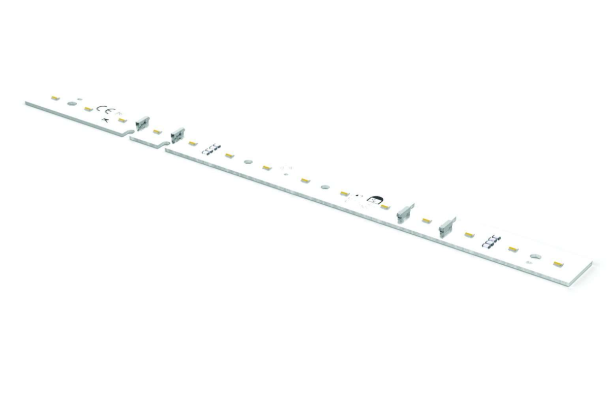 LINE LED MODULE 14 LEDS 6W 3000K CRI90 280X20MM