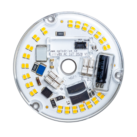 MÓDULO LED 230VAC CIRCULAR IOT 10W 2700K CRI90 Ø80MM 130°