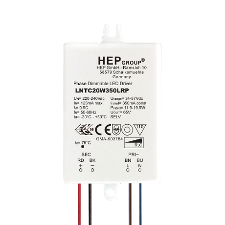 DRIVER LED CC 20W 700mA DIMMABLE TRIAC | LNTC20W700LRP