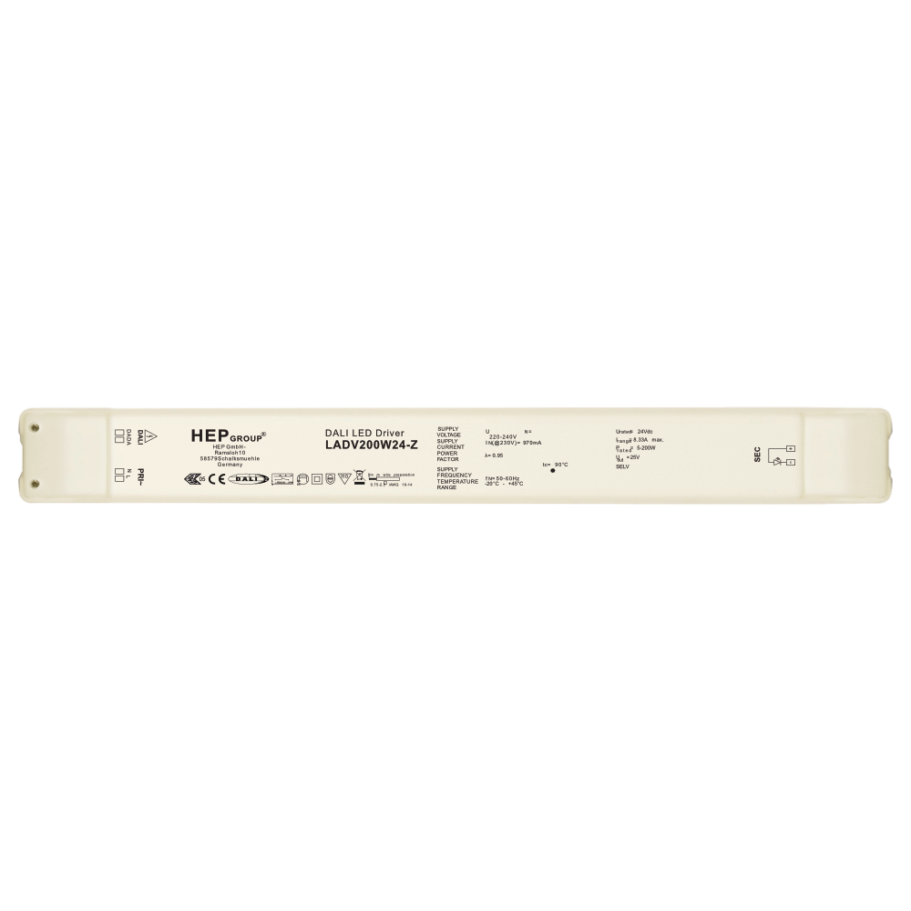 DRIVER LED CV 200W 24V DIMMABLE DALI-2 DT6 TOUCHDIM | LADV200W24-Z
