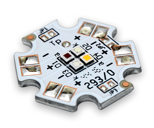 4 Led STAR LED MODULE 4 LEDS RGBW 6-8.5W 3000K CRI80 Ø20MM
