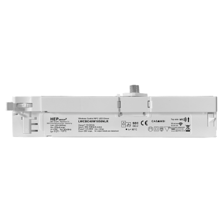 DRIVER LED CC 40W 1050mA DIMMABLE CASAMBI NFC | LWCBC40W1050NLR-W