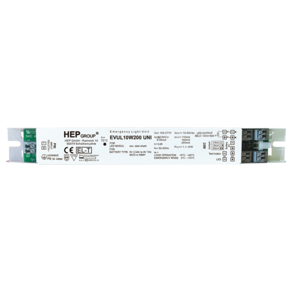 UNIDAD DE EMERGENCIA DRIVER LED CC 10W 10-50V NON DIMMABLE | EVUL10W200