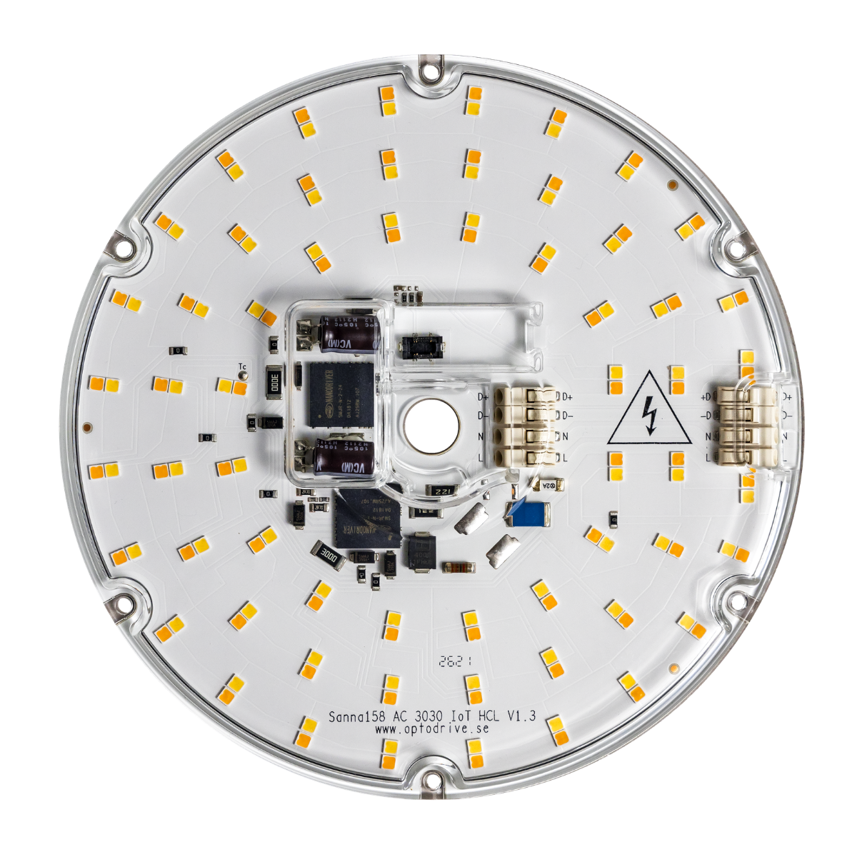 MÓDULO LED 230VAC CIRCULAR IOT TUNABLE WHITE 20W 2700-6000K CRI90 Ø158MM 130°