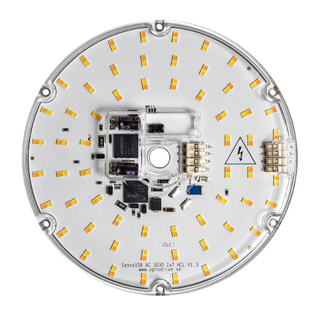 MÓDULO LED 230VAC CIRCULAR IOT TUNABLE WHITE 20W 2700-6000K CRI90 Ø158MM 130°