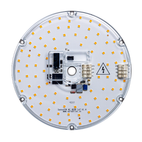 MÓDULO LED 230VAC CIRCULAR IOT 12W 3000K CRI90 Ø158MM IOT130°